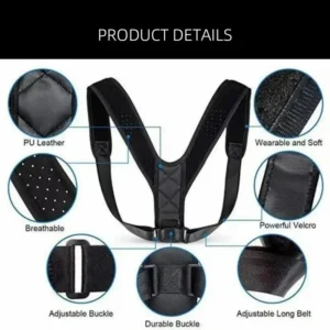 Back Posture Corrector for Women & Men – Adjustable Shoulder Alignment Brace