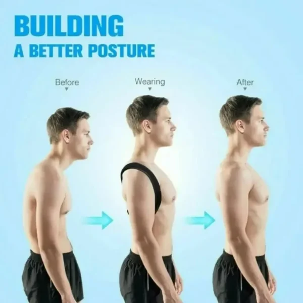 Back Posture Corrector for Women & Men – Adjustable Shoulder Alignment Brace