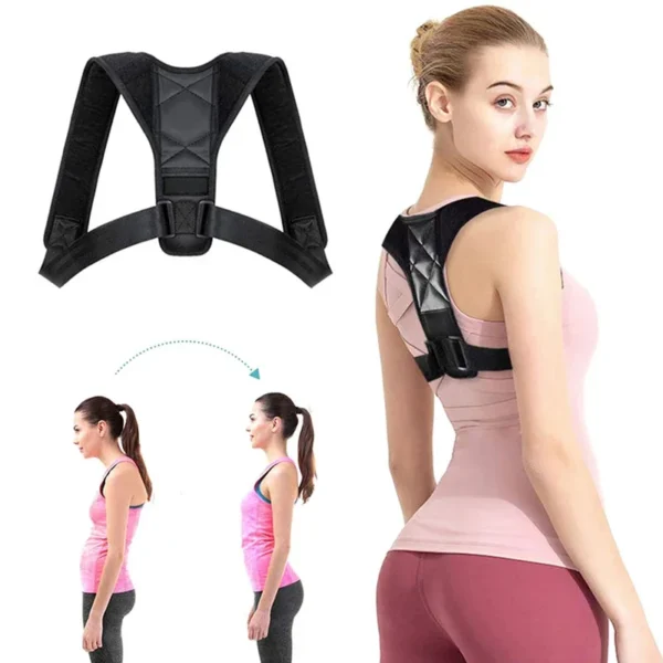 Back Posture Corrector for Women & Men – Adjustable Shoulder Alignment Brace