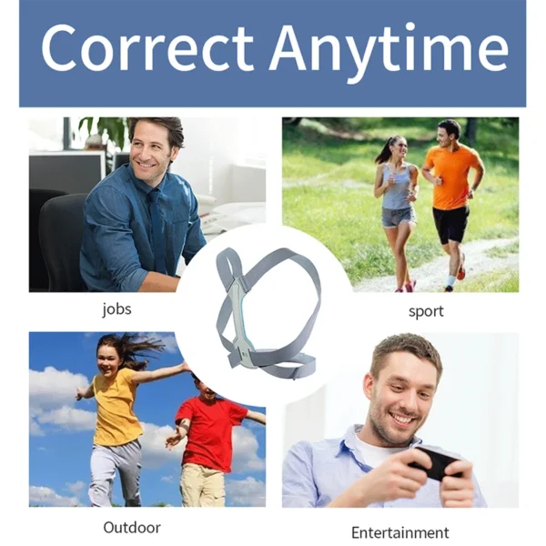 S43522d0c4be348c88d54ba4f07c4ae60i.webp Updated Posture Corrector – Adjustable Back Brace for Clavicle & Shoulder Support | Spine Alignment & Orthopedic Care Belt