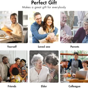 Rechargeable Shoulder & Neck Massager – 6D Shiatsu Deep Tissue Massage with Heat for Pain Relief & Relaxation