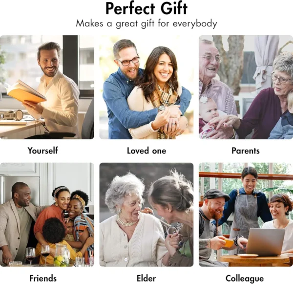 Rechargeable Shoulder & Neck Massager – 6D Shiatsu Deep Tissue Massage with Heat for Pain Relief & Relaxation