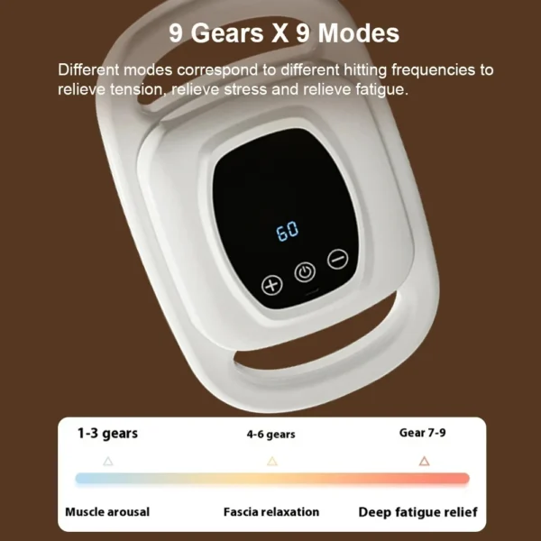 S5d3c68ae30334bff89b91c462feb7dfdZ.webp 6-Head Massage Gun – Deep Tissue Percussion Massager with Red Light Therapy for Neck, Cervical Spine & Full Body Muscle Relief