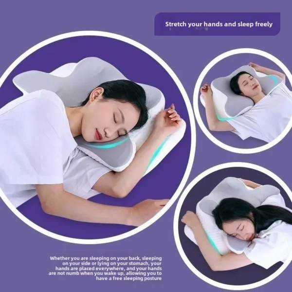 Sb45318ad06b84458b5186b46335cb580k.webp Orthopedic Cervical Pillow – Memory Foam Neck Support Pillow for Spine Alignment, Anti-Hunchback & Comfortable Sleep